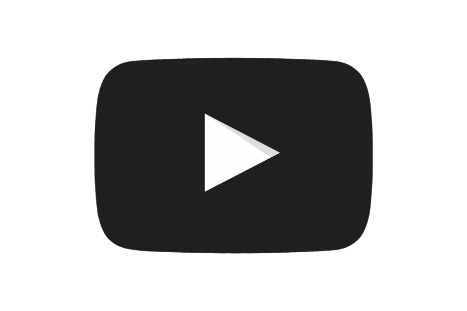 youtube logo transparent white