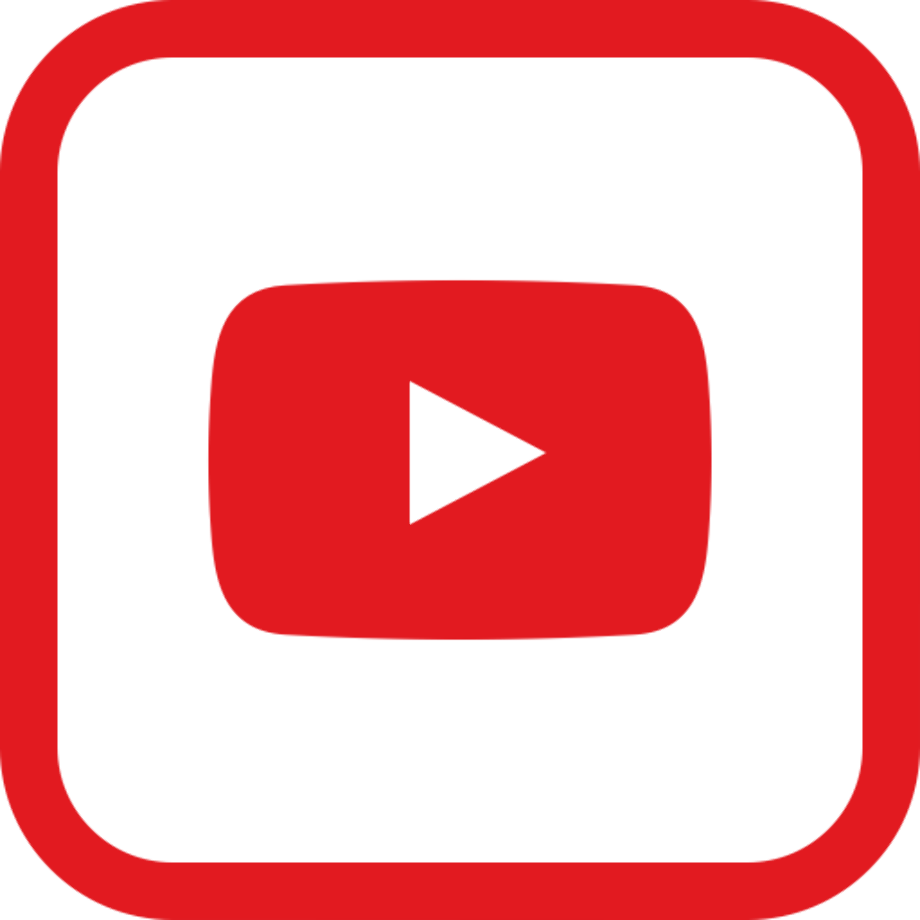 YouTube Logo 3D PNG