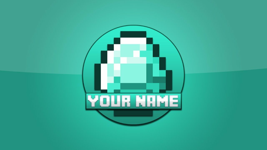 cartoony minecraft youtube logo maker