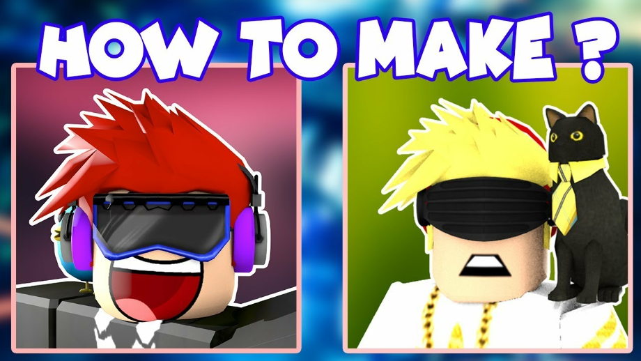 how to make a thumbnail for youtube roblox