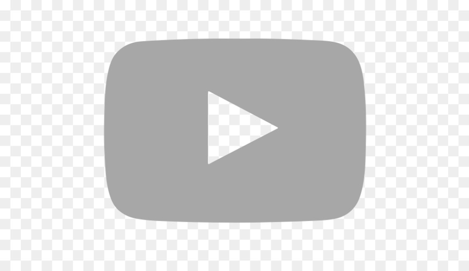 youtube logo transparent gray