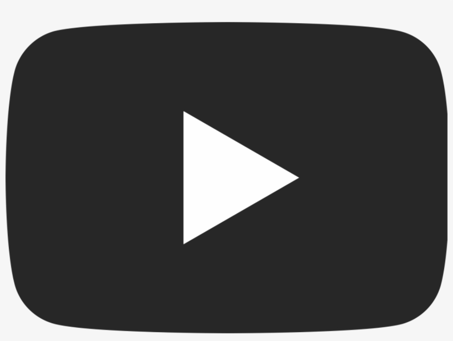 new youtube logo black