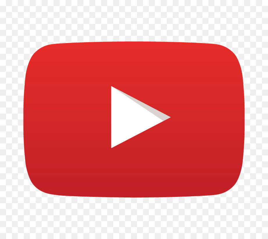 Youtube logo transparent button