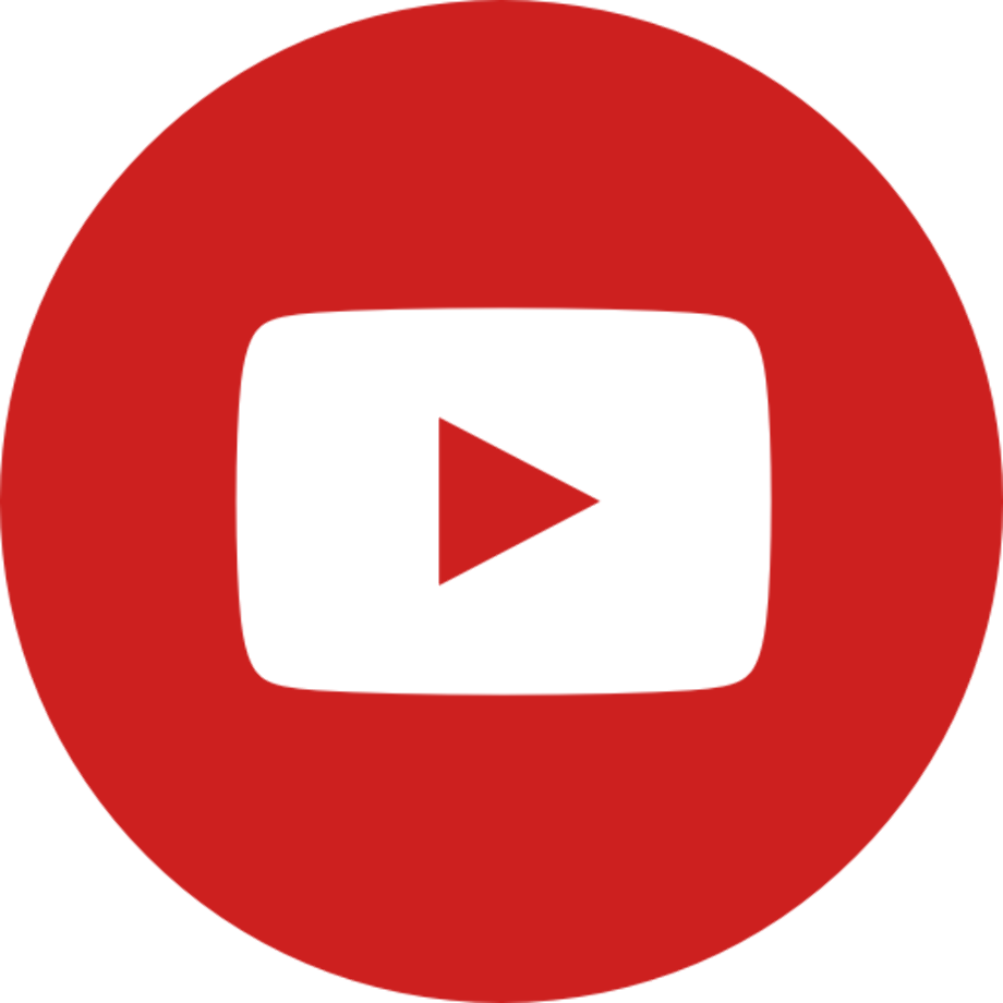 New youtube logo circle
