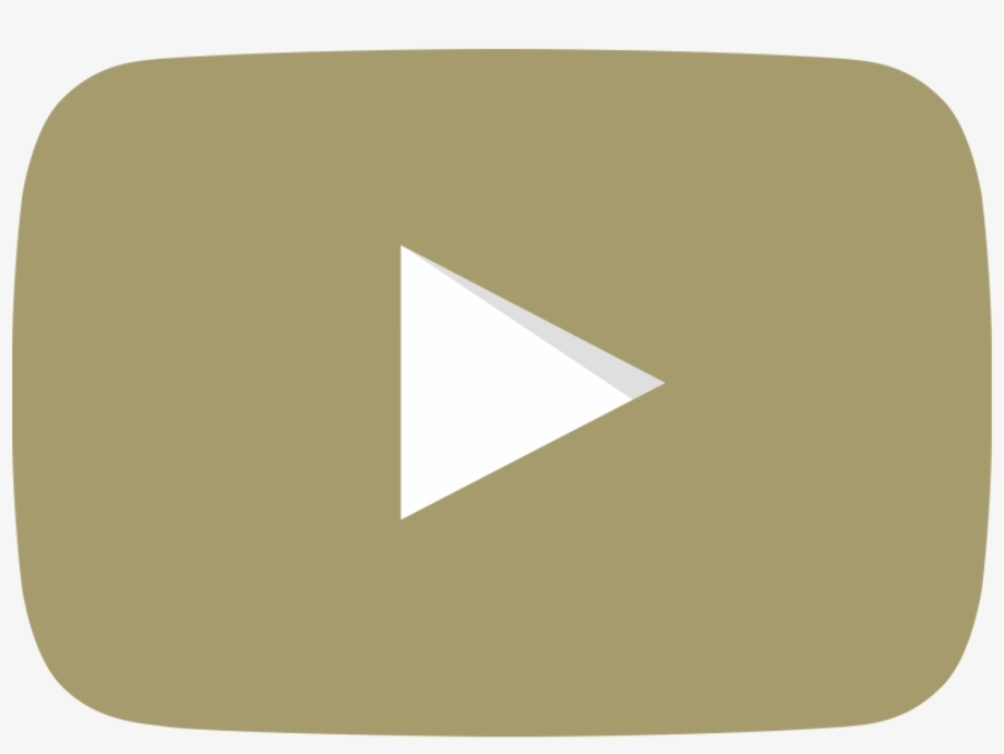 youtube transparent logo gold