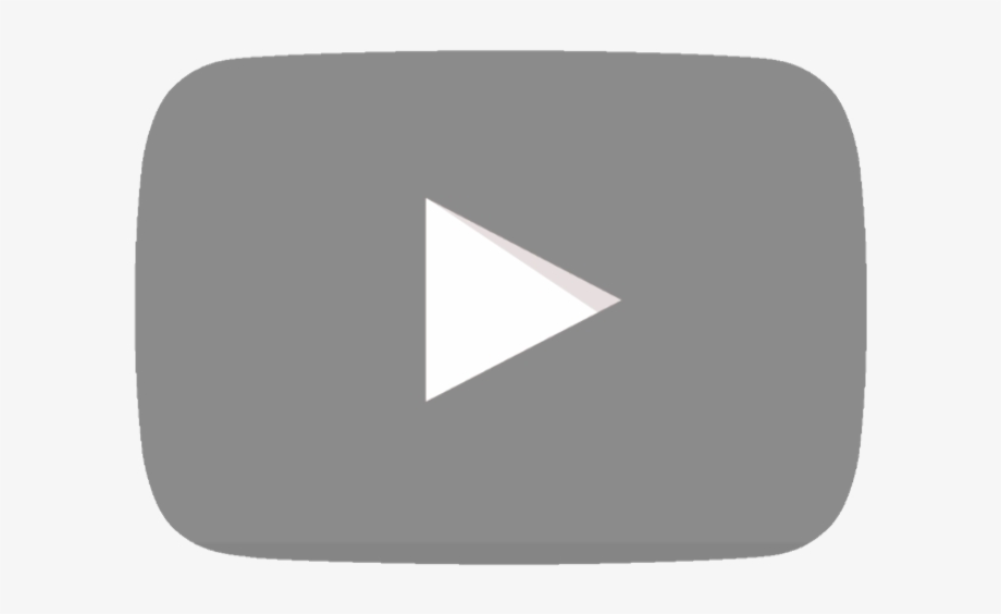 youtube logo transparent grey