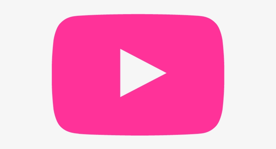 youtube logo transparent pink