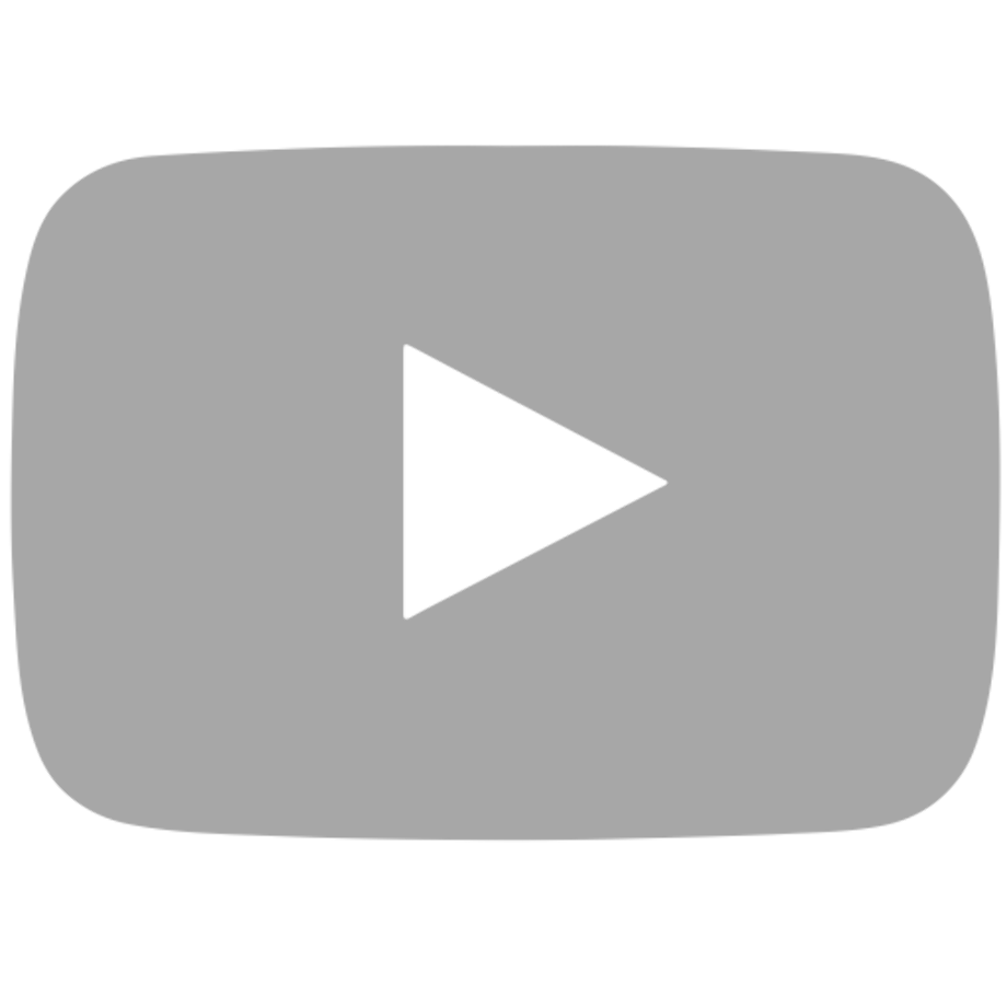 Download High Quality youtube transparent logo gray Transparent PNG ...
