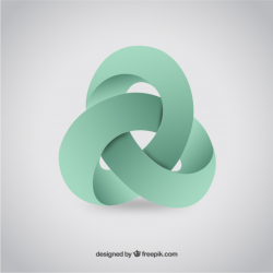Abstract 3d logo Vector | Free Download