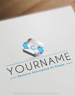 Exclusive Logo Design: 3D Alphabet Logo Images + FREE Business Card