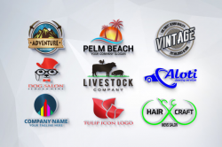 design modern 3d logo design for your business