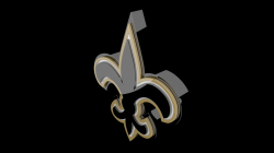 New Orleans Saints 3D Logo