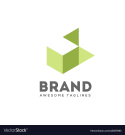 Simple 3d box logo design