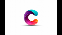 Illustrator Tutorial 3D Logo Design Colorful C
