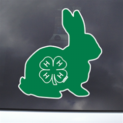 Rabbit Decal | 4 h club, Decals, Rabbit