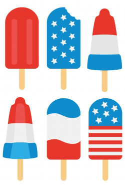 4th of July Popsicle Cut Files + Clip Art - Freebie Friday