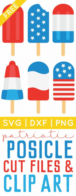 4th of July Popsicle Cut Files + Clip Art - Freebie Friday ...