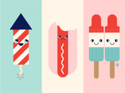 Fourth of July by Pretend Friends on Dribbble