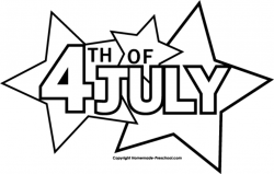 4th of july clipart black and white » Clipart Portal