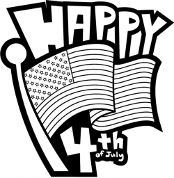 4th Of July Clipart Black And White | Free download best 4th Of July ...