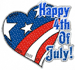 Free 4th of July Gifs - 4th of July Clipart - American Flags