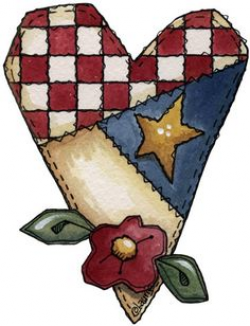 July 4th clipart heart country - Clip Art Library
