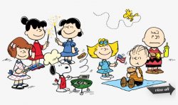 Peanuts Gang July 4th Celebration - Fourth Of July Peanuts Cartoon ...