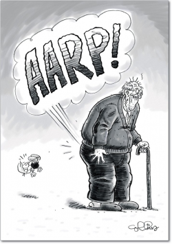 7912 Aarp Unique Funny Birthday Card with Envelope