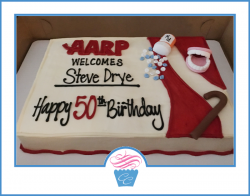 AARP 50th Birthday Cake Over The Hill – Carolina Confection