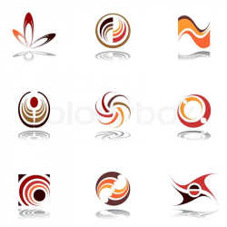Design elements set. Abstract icons ... | Stock vector ...