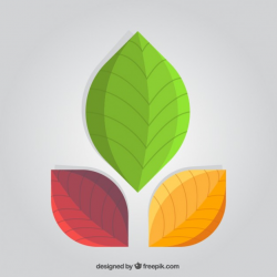Abstract leaves logo Vector | Free Download