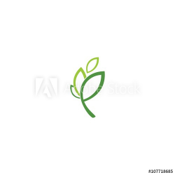 grren leaf abstract logo - Buy this stock vector and explore ...