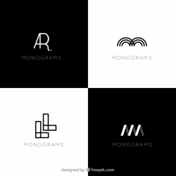 Modern abstract logos Vector | Free Download
