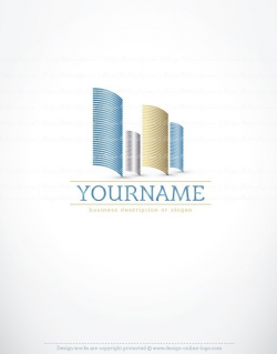 Exclusive Design: Abstract Real Estate Logo + Compatible FREE Business Card