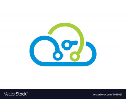Cloud abstract technology logo