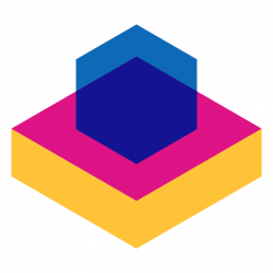 Flat geometric abstract logo - Transparent PNG & SVG vector