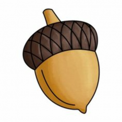 free fall clip art Yellow Acorn Clip Art Image yellow autumn ...
