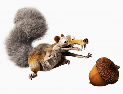 Scrat Chasing Acorn in 2019 | Squirrel tattoo, Ice age ...
