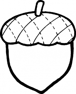 Fall black and white free black and white acorn clip art ...