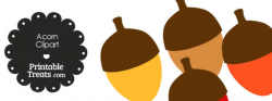 Free Acorn Clipart — Printable Treats.com