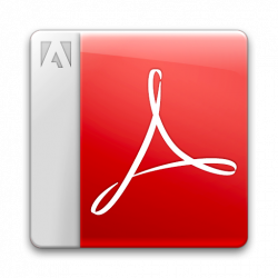 Acrobat reader, adobe, pdf icon