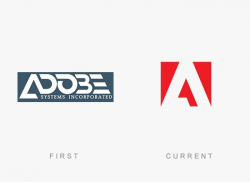 Adobe Systems old and new logo | Famous logos, Old logo ...