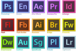 Adobe Creative Suite Family Software Logo Vector Free vector ...