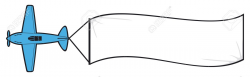 Image of airplane with banner clipart cartoon airplanes on - ClipartBarn