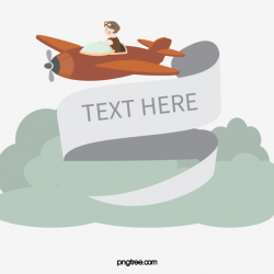 Airplane Banner PNG Images | Vector and PSD Files | Free Download on ...