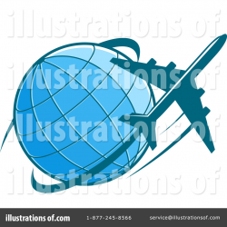 Airplane Clipart #1223155 - Illustration by Vector Tradition SM