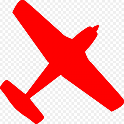 Airplane, Red, Wing, transparent png image & clipart free download