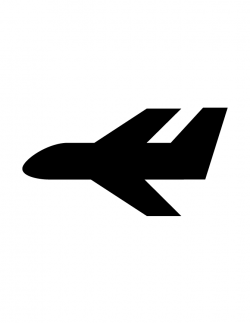 Simple Plane Silhouette | Clip Art | Plane silhouette, Airplane ...