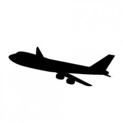 Airplane white and black Clipart Free Picture｜Illustoon