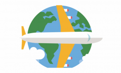 Flight Clipart World Travel - Clipart Travel By Plane, Transparent ...